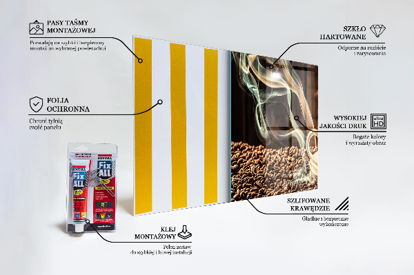 Stänkskydd kök En kopp med aromatiskt kaffe
