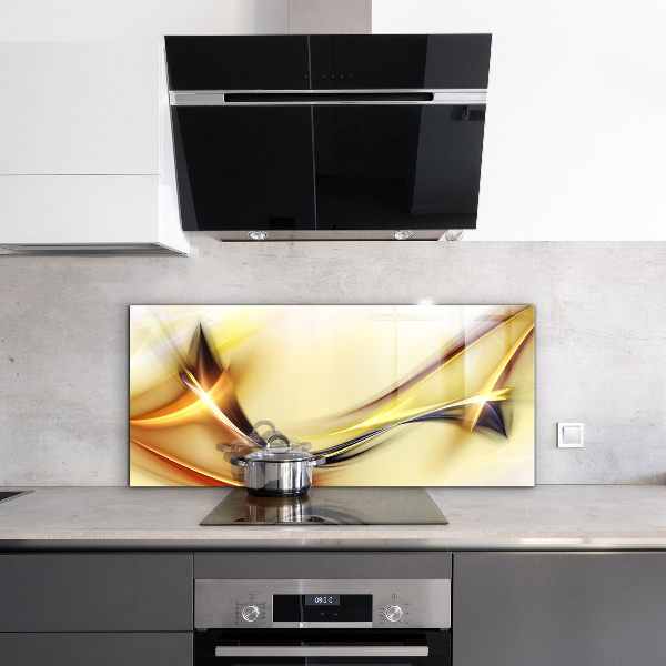 Stänkskydd kök Energivågabstraktion