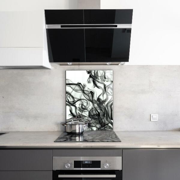 Stänkskydd kök Band av rökabstraktion