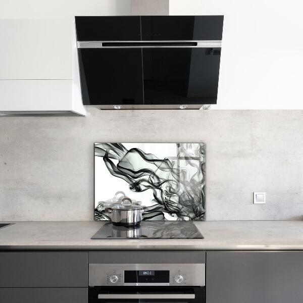 Stänkskydd kök Band av rökabstraktion