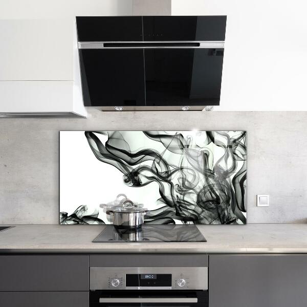 Stänkskydd kök Band av rökabstraktion