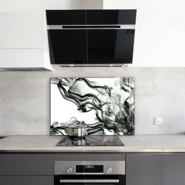 Stänkskydd kök Band av rökabstraktion