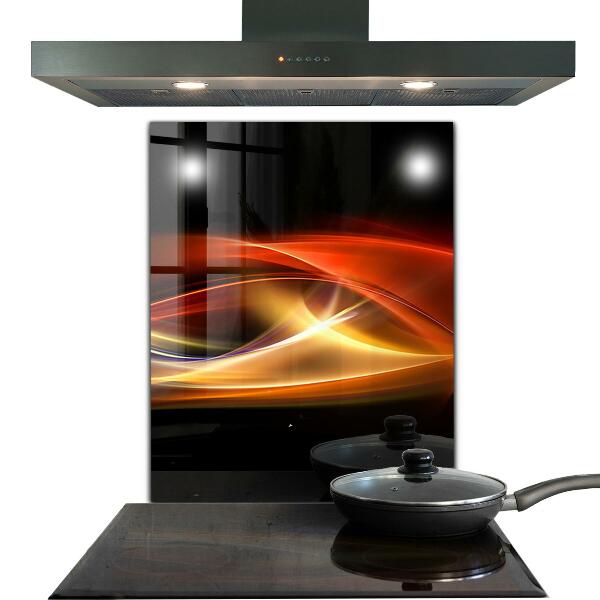 Stänkskydd kök Abstrakt vibrerande energi