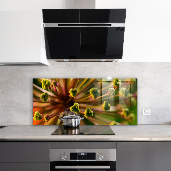 Stänkskydd kök Blomma makro foto