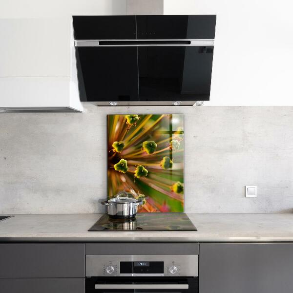 Stänkskydd kök Blomma makro foto