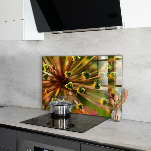 Stänkskydd kök Blomma makro foto