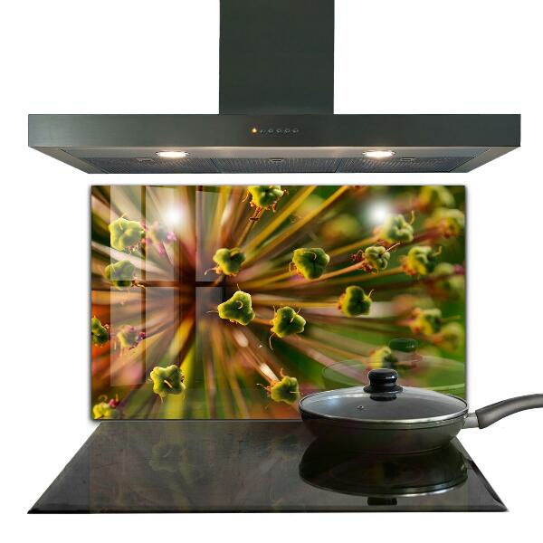 Stänkskydd kök Blomma makro foto