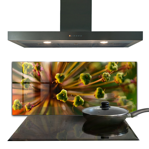 Stänkskydd kök Blomma makro foto