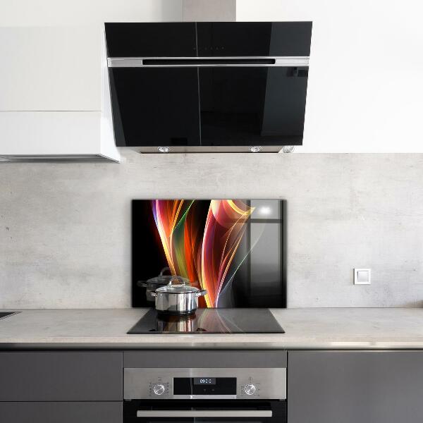 Stänkskydd kök Energivågor Abstraktion