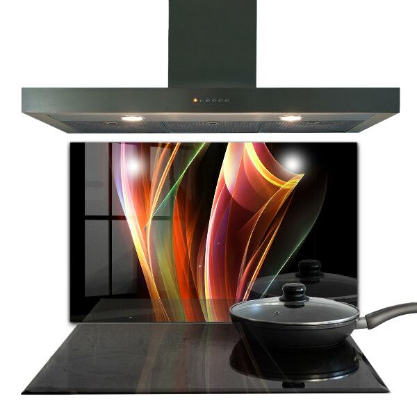 Stänkskydd kök Energivågor Abstraktion