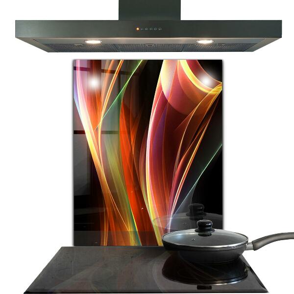 Stänkskydd kök Energivågor Abstraktion