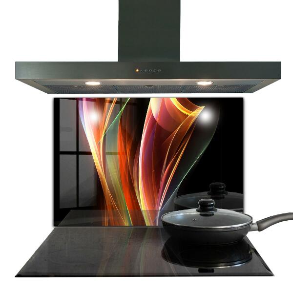 Stänkskydd kök Energivågor Abstraktion