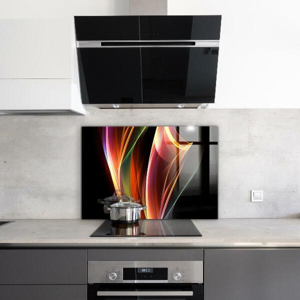 Stänkskydd kök Energivågor Abstraktion