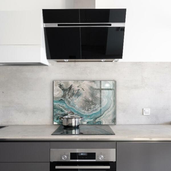 Stänkskydd kök Abstrakt färg virvelmönster