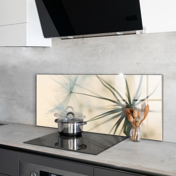 Stänkskydd kök Vacker delikat maskros