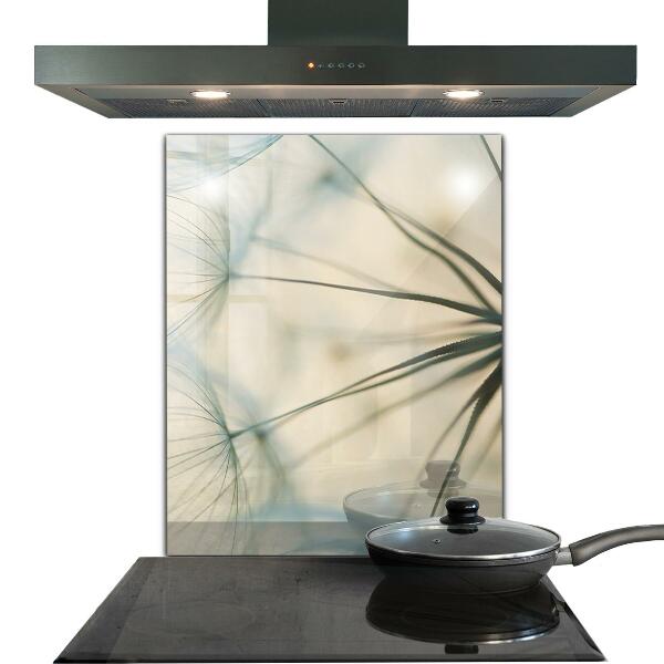 Stänkskydd kök Vacker delikat maskros