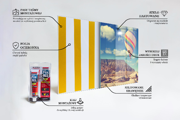 Stänkskydd kök Cappadocia ballonger Türkiye