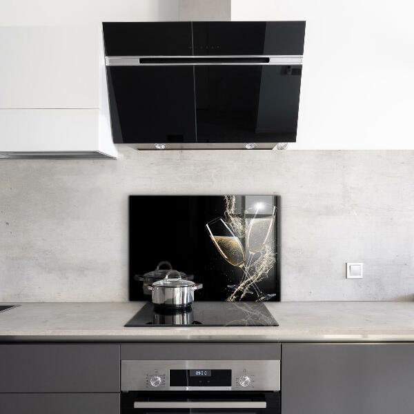 Stänkskydd kök Champagne Night Toast