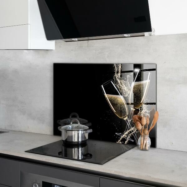 Stänkskydd kök Champagne Night Toast