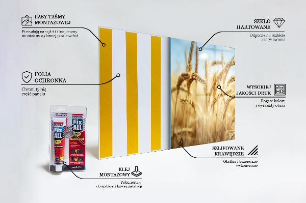 Stänkskydd kök Spannmålsgåvor av moder natur