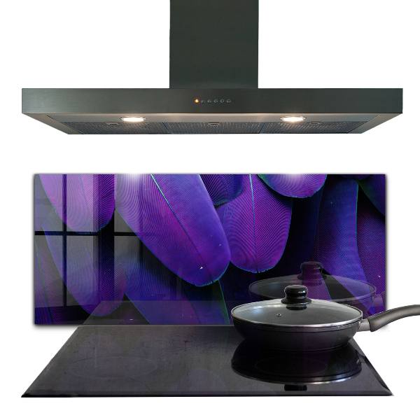 Stänkskydd kök Exotiska fågelfjädrar