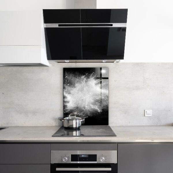 Stänkskydd kök Pulverexplosion Abstraktion