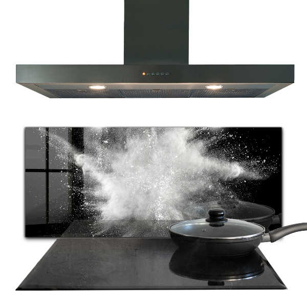 Stänkskydd kök Pulverexplosion Abstraktion