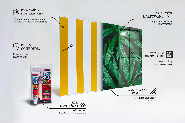 Stänkskydd kök Exotiska djungellöv