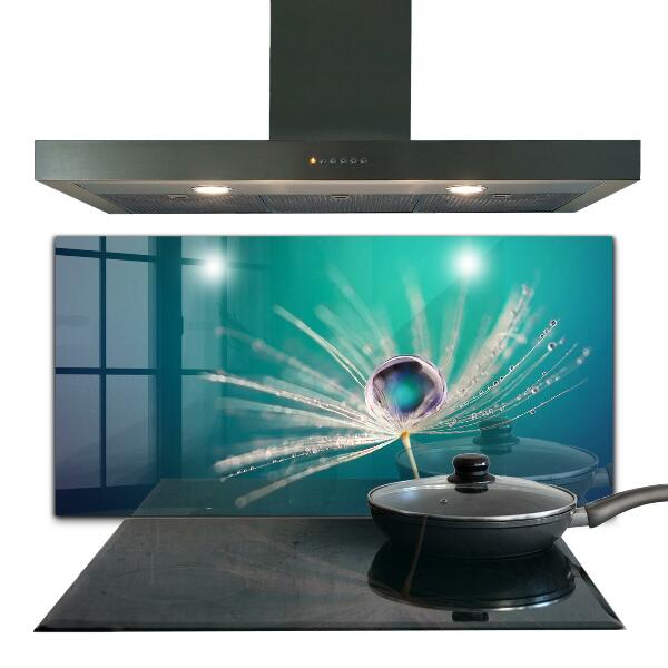 Stänkskydd kök Maskros med daggdroppe