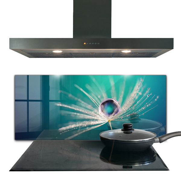 Stänkskydd kök Maskros med daggdroppe