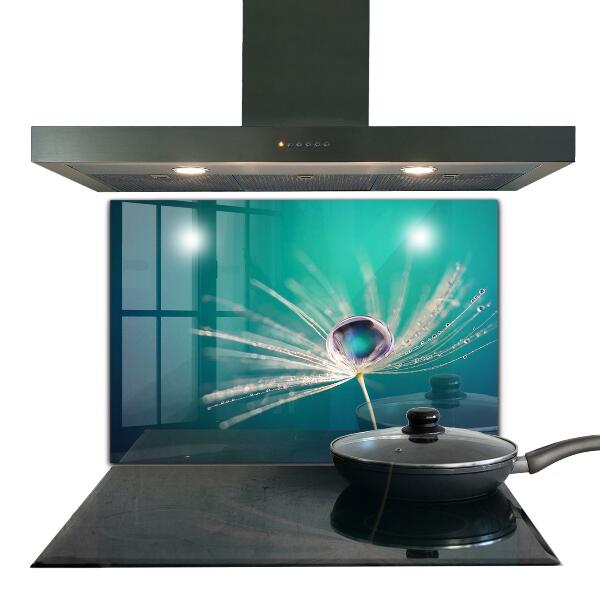 Stänkskydd kök Maskros med daggdroppe