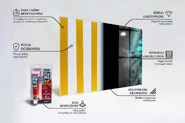 Stänkskydd kök Tropisk kampfisk