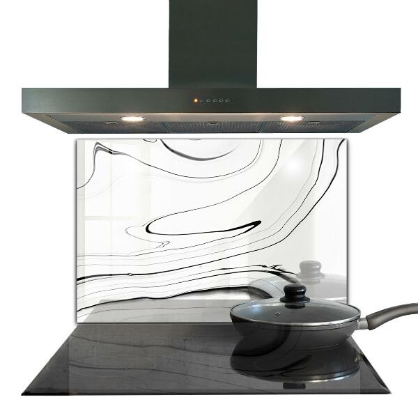 Stänkskydd kök Vit marmor struktur