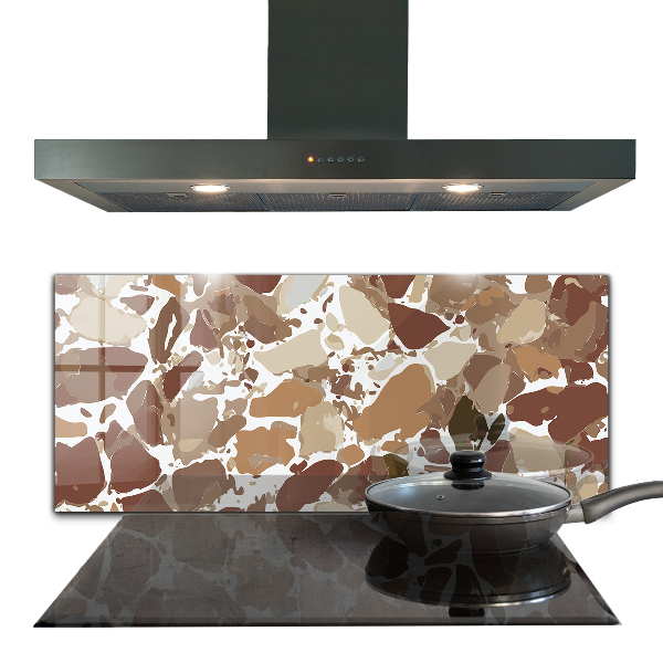 Stänkskydd kök Terrazzo natursten