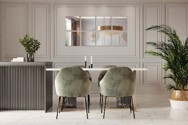 Spegelplattor 6 st 16x16 cm