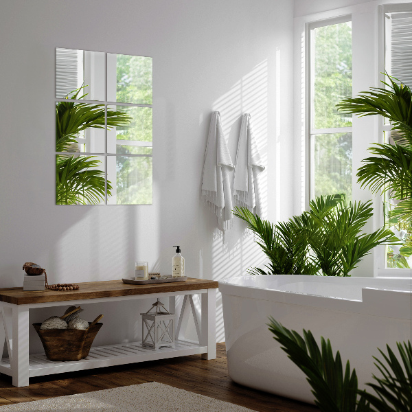 Spegelplattor 6 st 16x16 cm