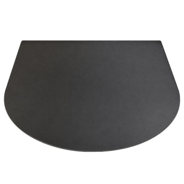 Halvovalt golvskydd grill 80x70 cm