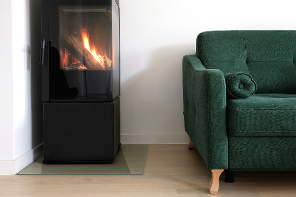 Golvskydd till eldstäder 50x50 cm