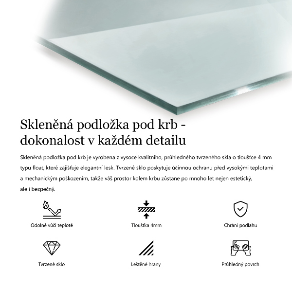 Golvskydd till eldstäder 50x50 cm