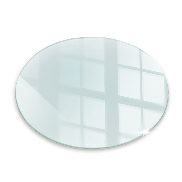 Glasskiva under braskamin fi60 cm