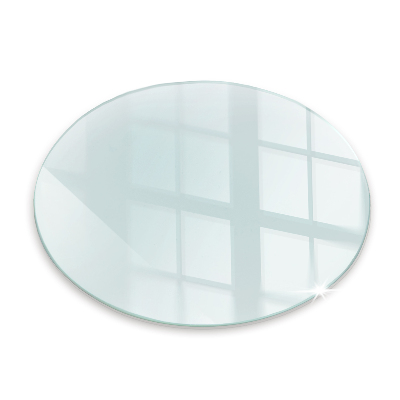 Glasskiva under braskamin fi80 cm