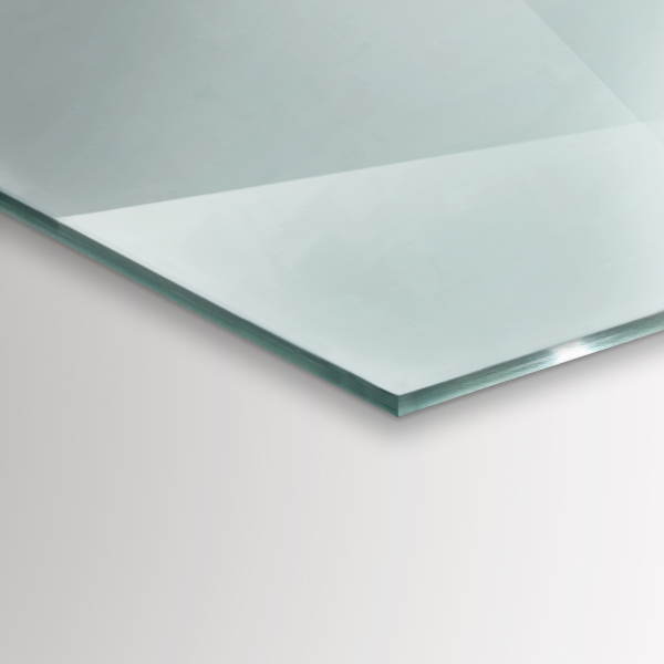 Glasskiva under kamin 125x50 cm