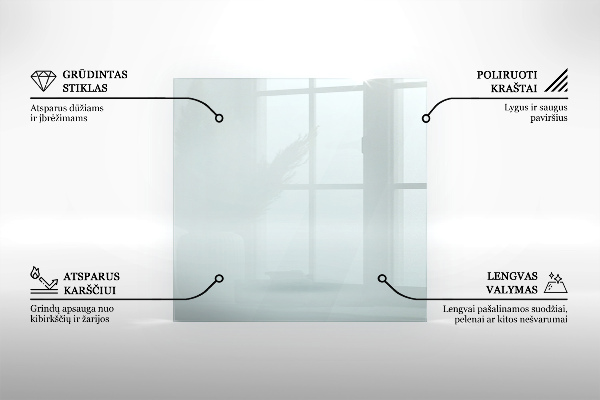 Golvskydd till eldstäder 60x40 cm