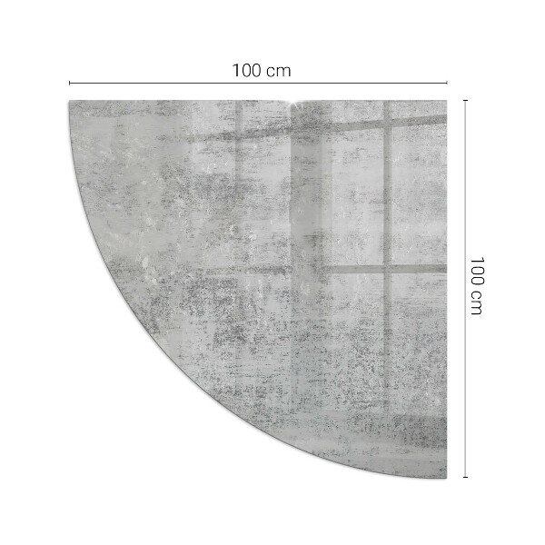 Fjärdedelscirkel glasskiva under kamin Abstrakt bakgrundstextur