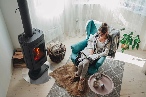 Runda glasskiva för öppen spis Färg Elfenben