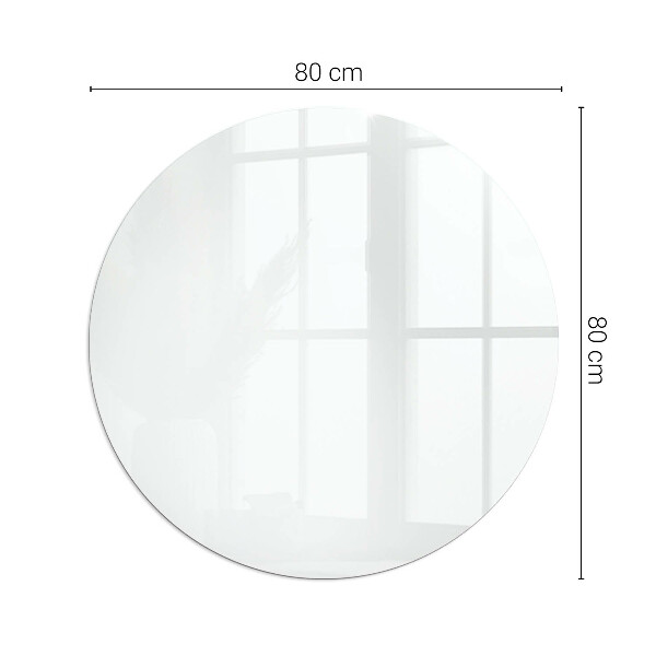 Runda golvskydd till eldstäder Färg Vit