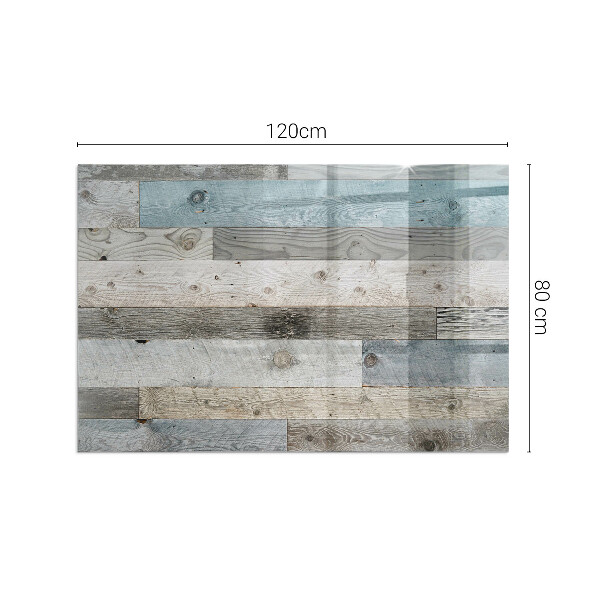 Rektangulär glasskiva under braskamin Plankor i olika nyanser